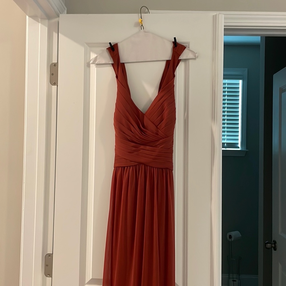 David’s Bridal cinnamon dress- size 12
